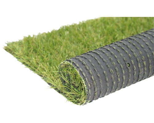 Aufgerollter Kunstrasen
