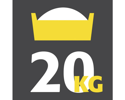 Symbol für Füllmenge 20 Kilogramm