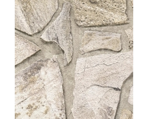 Nahaufnahme einer Wandtapete mit Steinmuster