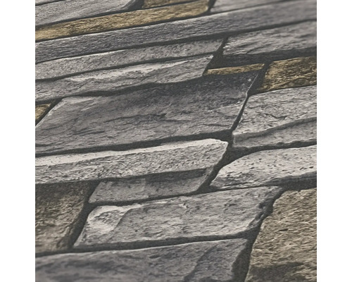 Nahaufnahme einer Steinmuster-Tapete