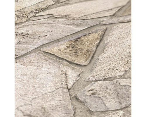 Nahaufnahme einer Mauerwerksoptik Tapete