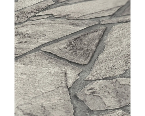 Nahaufnahme einer Steinoptik-Tapete