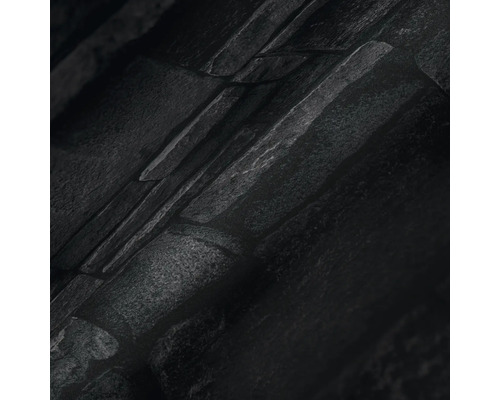 Nahaufnahme einer Tapete mit Steinmuster.