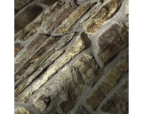 Nahaufnahme einer Steinmauer-Tapete