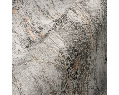 Graue Strukturtapete mit Marmoroptik