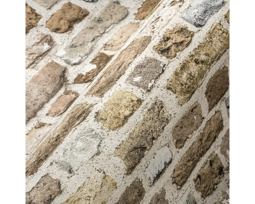 Tapete mit Steinoptik