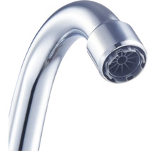 Wasserhahn aus Metall, verchromt