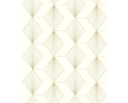 Tapete mit geometrischem Fächerlinienmuster