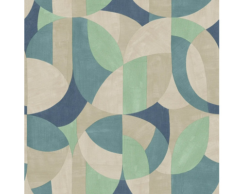 Tapete mit abstraktem Kreisdesign