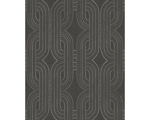 Tapete mit grafischem Schlaufendesign