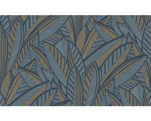Tapete mit grafischem Blätterdesign