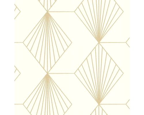 Tapete mit geometrischem Fächermuster