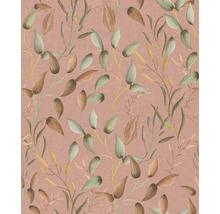 Vliestapete 39745-3 Pint Walls 2 Blätterranke rosa grün