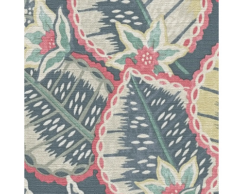 Nahaufnahme eines floralen Tapetenmusters