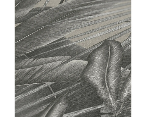 Nahaufnahme einer Tapete mit Pflanzenmuster