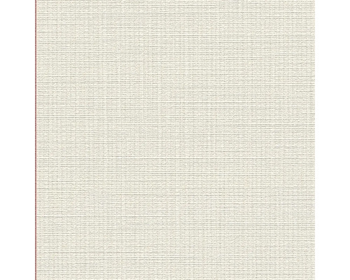 Weiße Vinyltapete mit horizontaler Struktur