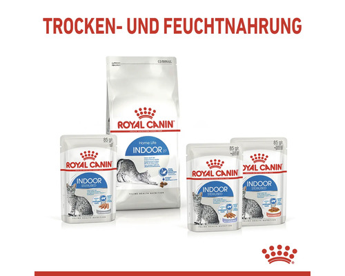 Royal Canin Indoor Katzennahrung, Trocken- und Feuchtfutter