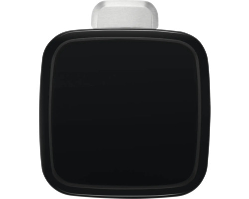 Schwarze elektrische Grillplatte mit Metallelement