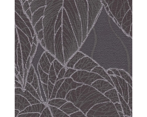 Nahaufnahme einer dunklen Tapete mit floralem Muster