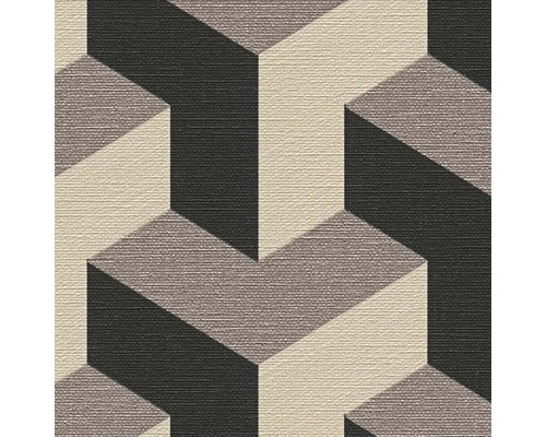 Tapete mit geometrischem 3D-Würfelmuster