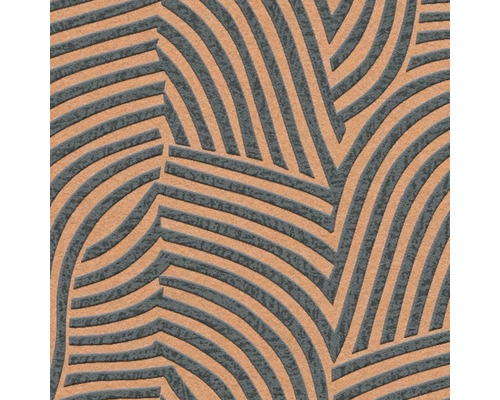 Nahaufnahme einer Tapete mit geometrischem Streifenmuster