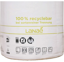 LaNae Dämmwolle Rolle, 100 Prozent recyclebar, bei sortenreiner Trennung