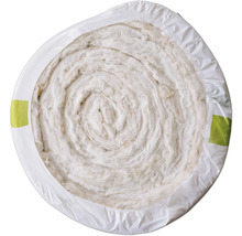 Rolle aus Dämmwolle in Verpackung