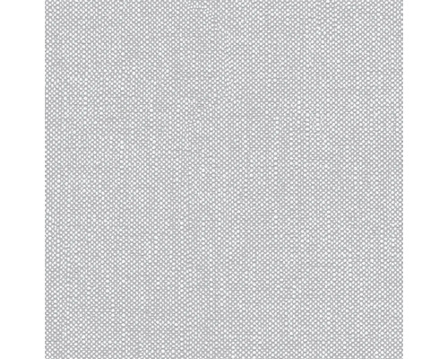 Nahaufnahme eines grauen Stoffes mit feiner Webstruktur