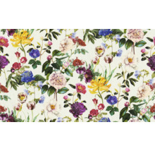 Blumentapete mit Rosen, Tulpen und Hortensien