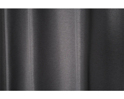 Grauer Stoffvorhang mit Textur