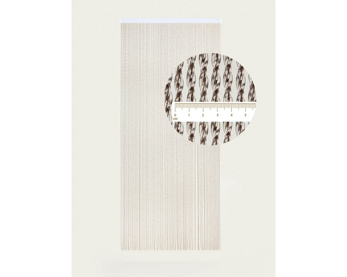 Dekorative Lamellen aus Kunststoff, mit Messskala zur Größenanzeige