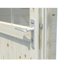 Gartenhaus Palmako Helena 15,1 m² inkl. Fußboden 514 x 524 cm dunkelgrau-anthrazit