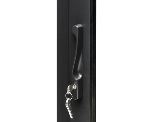 Türgriff mit Schlüssel im Schloss