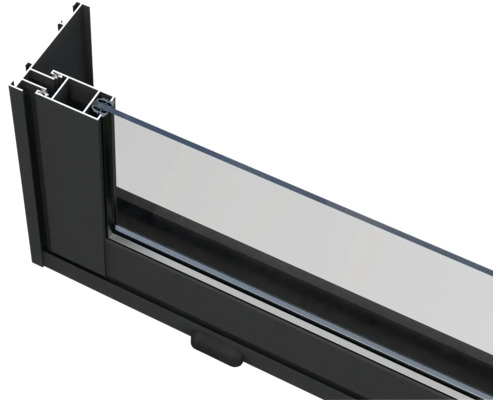 Fensterprofil mit Glas