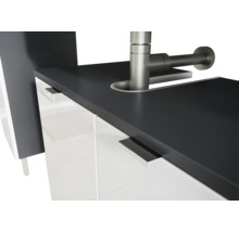 Waschtischunterschrank mit Armatur und Schubladen