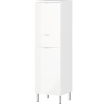 Hochschrank mit zwei Schubladen und Füßen