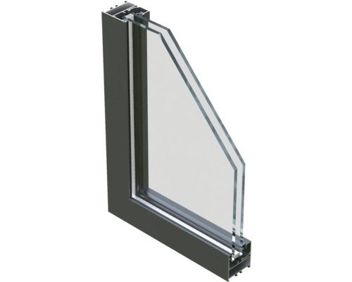 Fensterrahmenprofil mit Doppelverglasung
