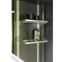 Gartenschrank Telluria Giarmadio 154 x 88 x 193 cm schwarz