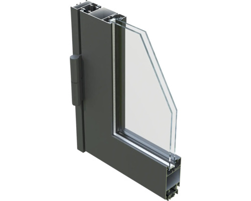 Profilansicht eines Fensters mit Isolierverglasung