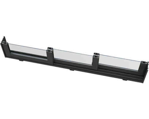 Balkongeländer aus Glas und Aluminium