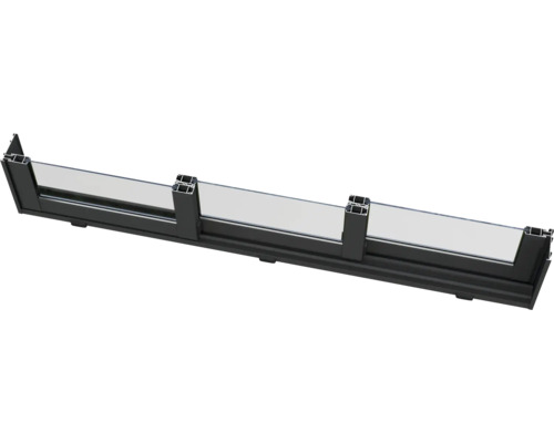 Schiebetürelement mit Aluminiumrahmen und Glaseinsatz