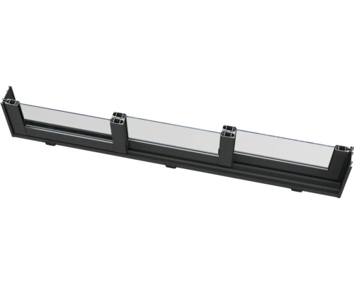 Fensterrahmen aus Metall mit Glas