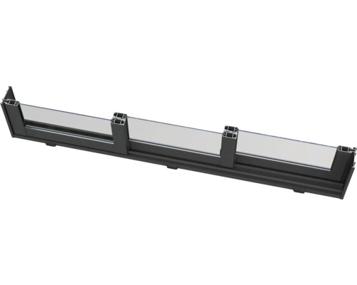 Aluminium Fensterprofil mit Glasfüllung