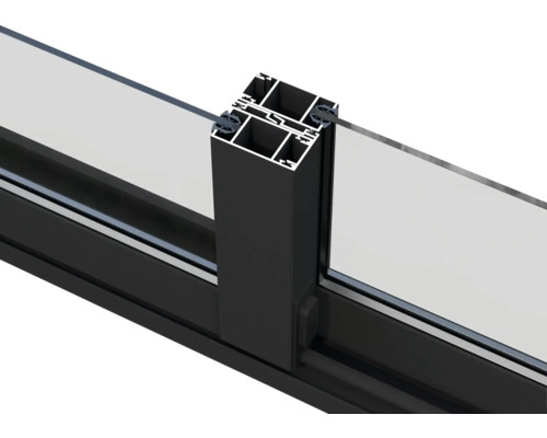 Detailansicht eines Fensterprofils