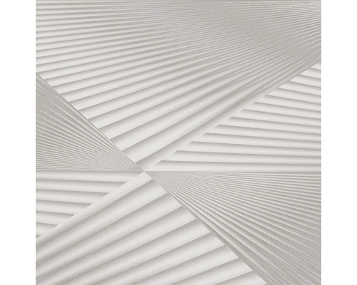 Nahaufnahme einer strukturierten Wandfliese mit linearem Muster