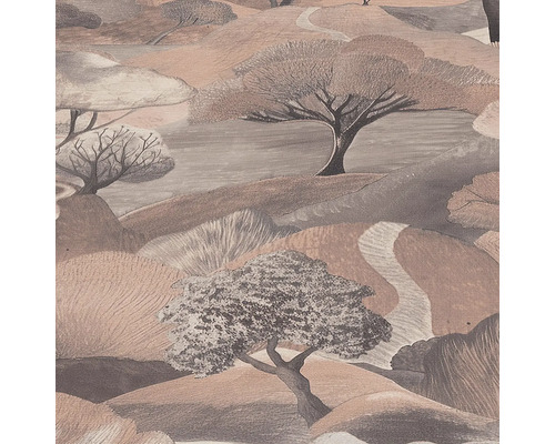 Tapete mit Baumlandschaftsmuster