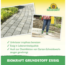 Produktbild Neudorff BioKraft Grundstoff Essig zur Unkrautbekämpfung auf Wegen