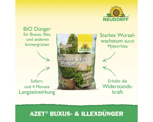 Neudorff Azet Buxus- und Ilexdünger-Packung