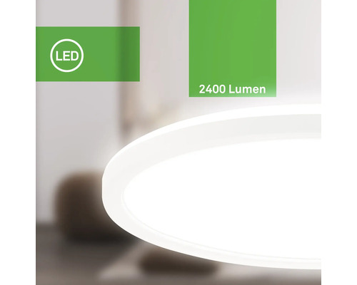LED Deckenleuchte mit 2400 Lumen Lichtstärke