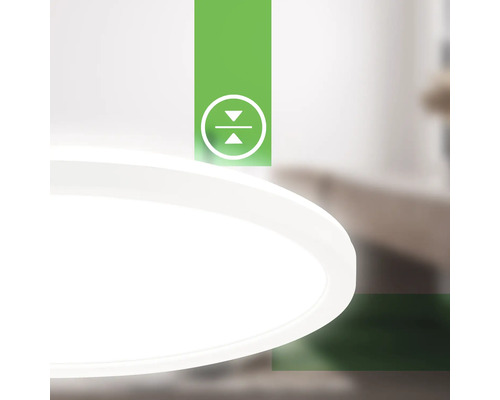 Symbol für stufenlose Höhenverstellung